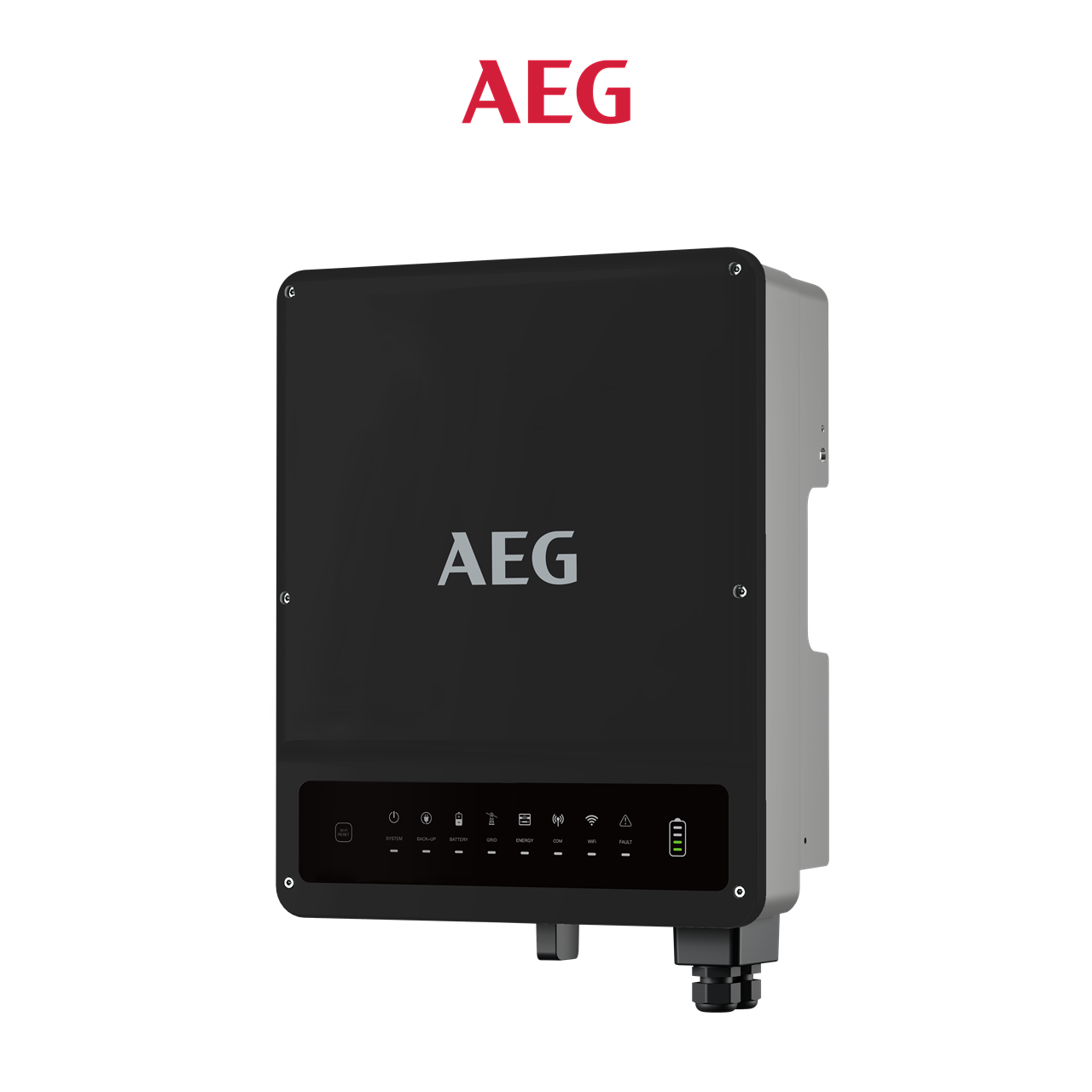 AEG AS-6500-2 Hybrid Wechselrichter 6.5 kW, 3PH, 2 MPPT, IP66 mit DC-Schalter und WLAN