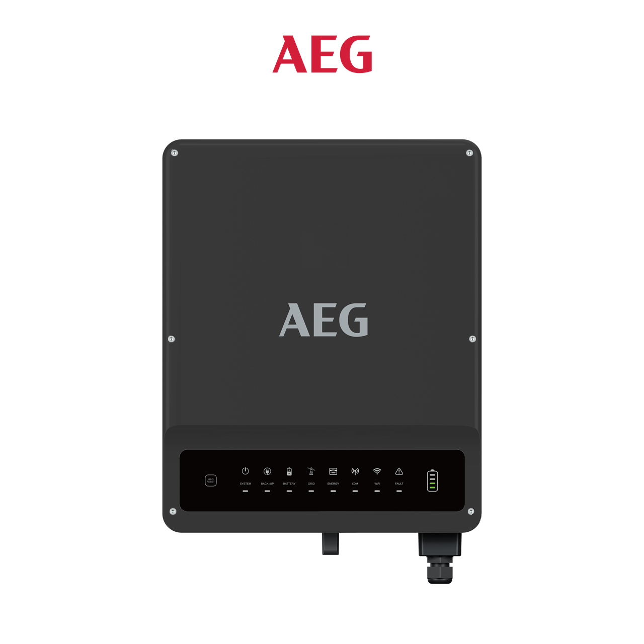 AEG AS-8000-2 Hybrid Wechselrichter 8 kW, 3PH, 2 MPPT, IP66 mit DC-Schalter und WLAN