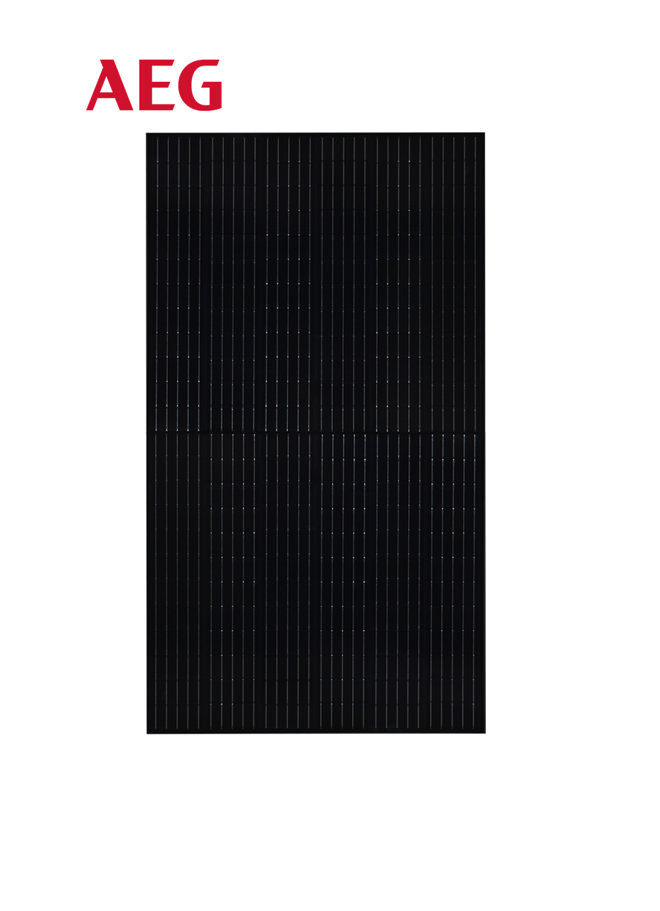 AEG Solarmodul AS-M1082B-H(M10) Half Cut monokristalline 405W Vollschwarz