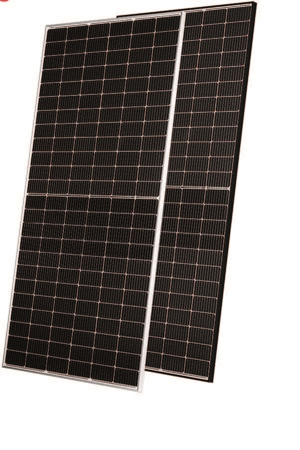 AEG Solarmodul AS-M1444Z-H(M6)-455/HV Mono Half Cut 455 Wp Schwarzer Rahmen