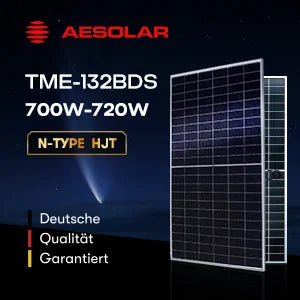 AE Alternative Energy GmbH - Solarmodul - AE TME-132BDS 700-720W AE710TME-132BDS - Art. 207785