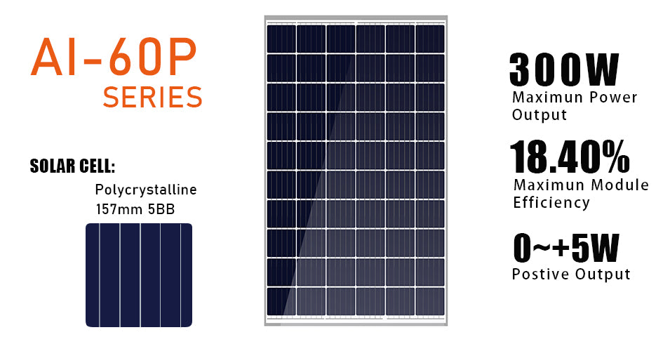 Changzhou Aoli Energy Technology Co., Ltd. - Solarmodul - AI-60P-270-300 AI-60P285w - Art. 168133