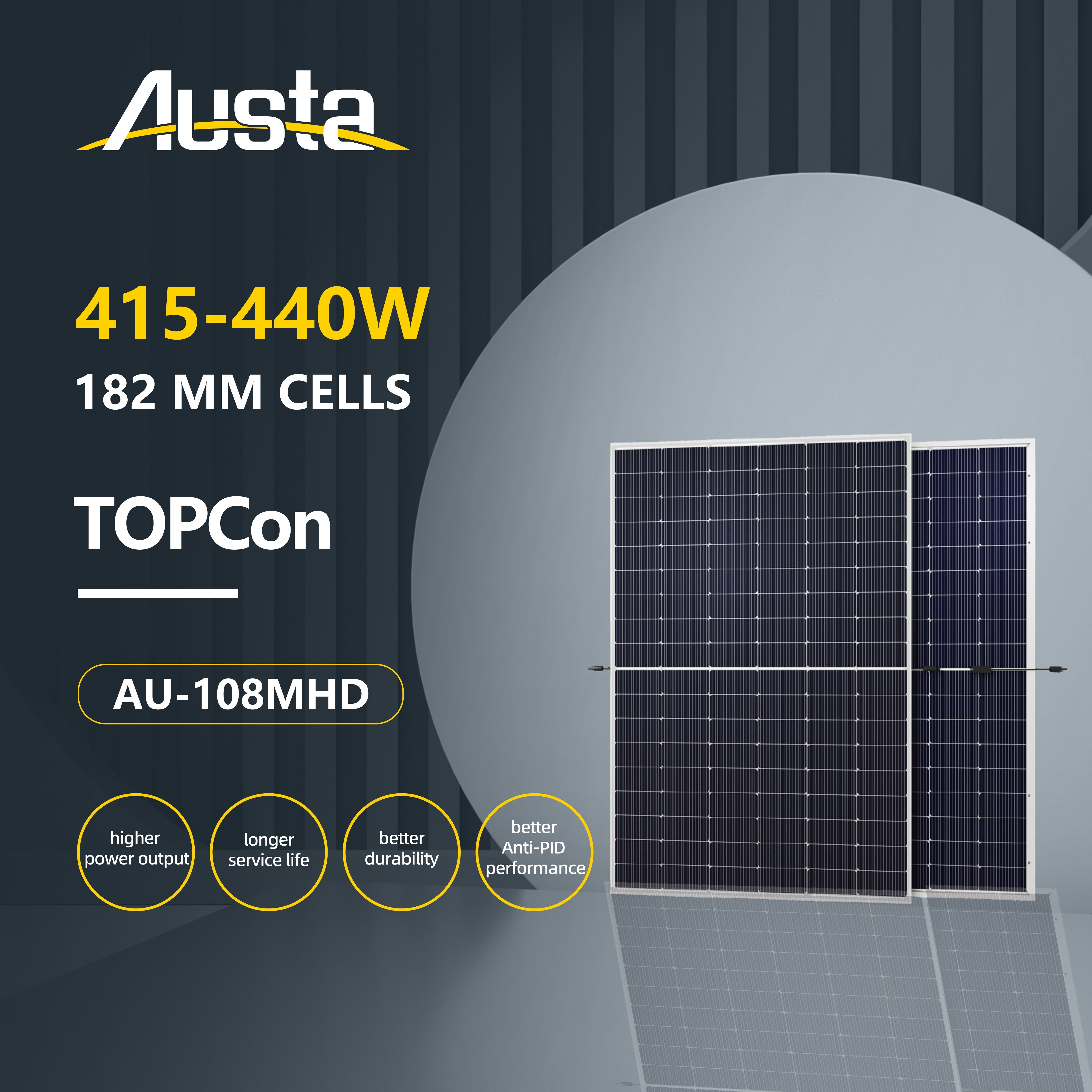 Austa Energy - Solarmodul - AU-108MHD AU435-27V-MHD - Art. 217106