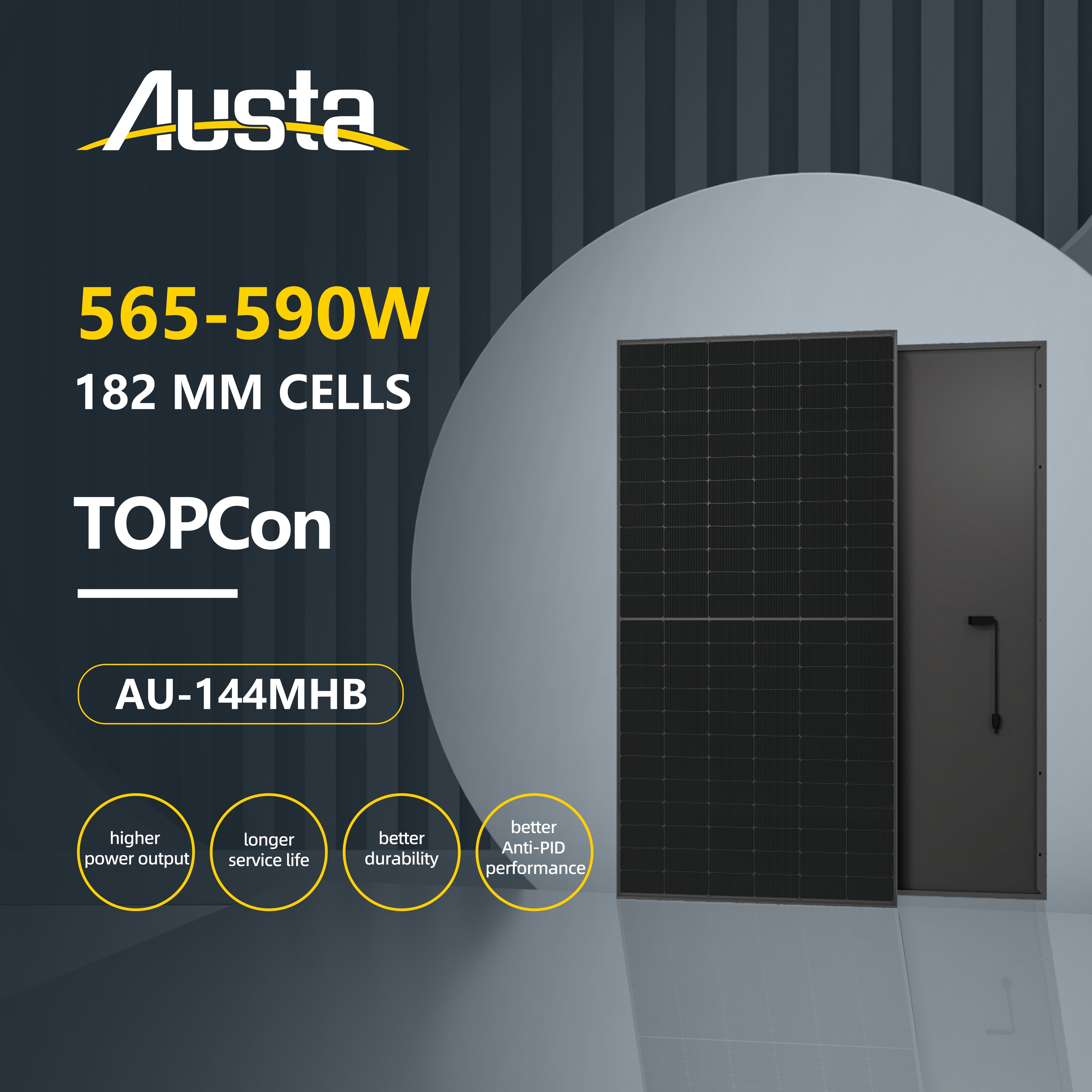 Austa Energy - Solarmodul - AU-144MHB AU570-36V-MHB - Art. 217178