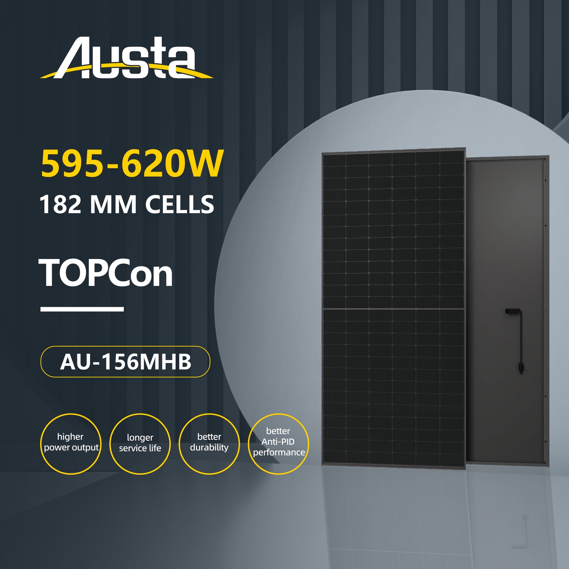 Austa Energy - Solarmodul - AU-156MHB AU610-39V-MHB - Art. 217229
