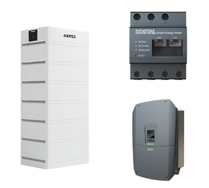 AXITEC + Kostal AXIstorage Li SV1 20.2 + Plenticore S G3 HV-System, 4,0-7,0 kW, 20,2 kWh nutzbar, 3-phasig 