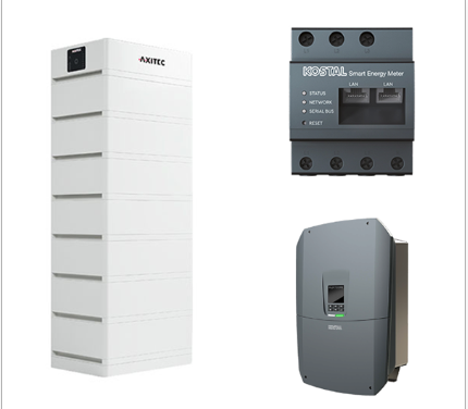 AXITEC + Kostal AXIstorage Li SV1 23.6 + Plenticore S G3  HV-System, 4,0-7,0 kW, 23,6 kWh nutzbar, 3-phasig 