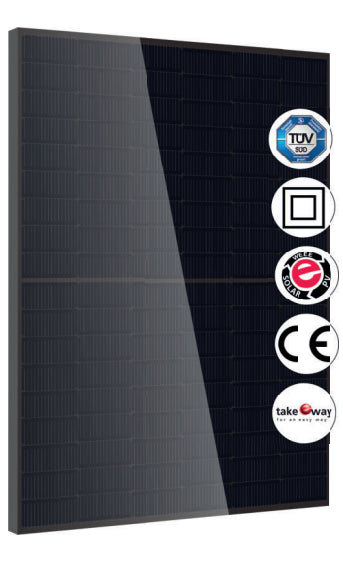 AxSun Solar GmbH & Co. KG - Solarmodul - AX M-108 premium black/black RE 445 Wp - Art. 239294