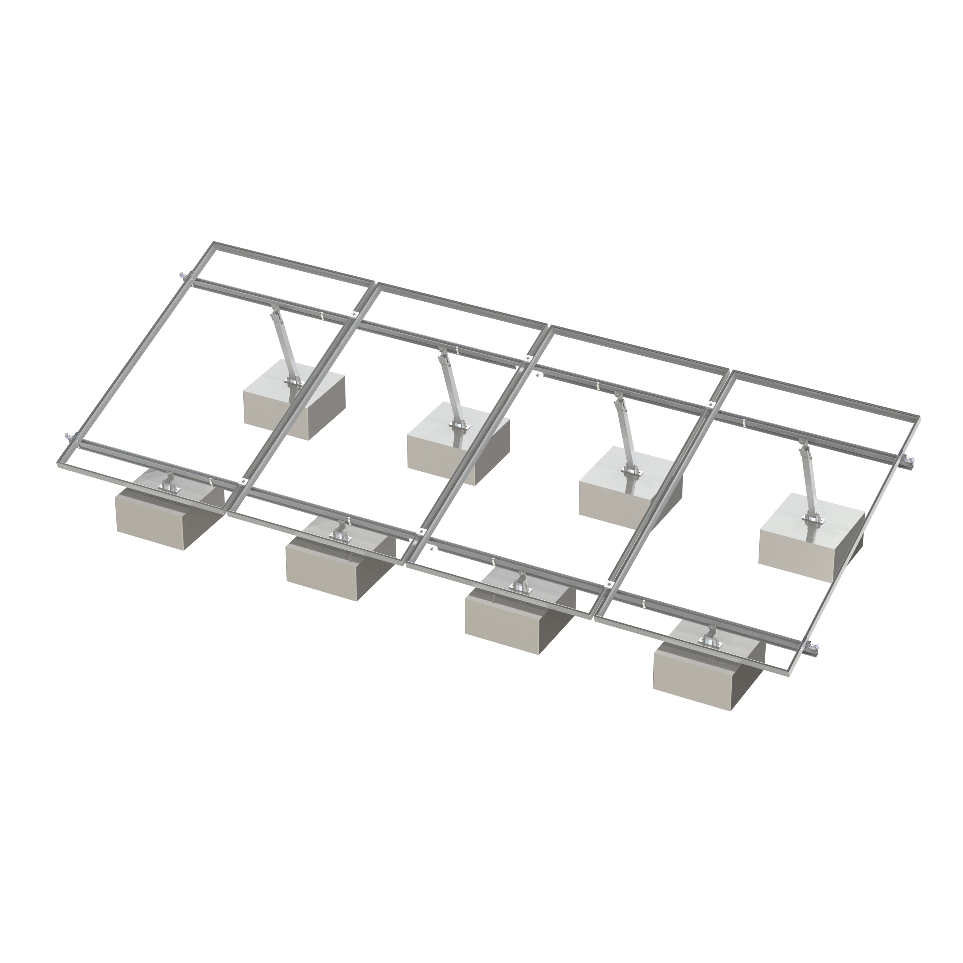 Alumsolar PV Engineering Co., Ltd. - Montagesysteme - Adjustable Solar Mounting Structure ADJ202301 - Art. 9726