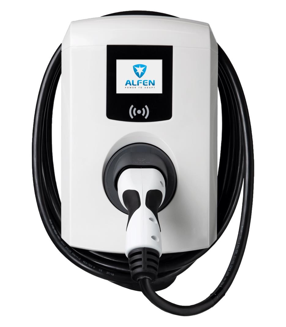 Alfen Eve Single Pro-line 3PH-Kabel, Active Load Balancing, RFID und 7,5 m Kabel im Lieferumfang enthalten 3 Phasen