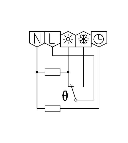 Alre UP-Raumtemperaturregler FTR101.010#00 5-30°C Wechsler
