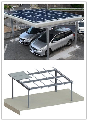 Lipu Metal (Jiangyin) Co., Ltd. - Montagesysteme - Aluminum Solar Carport CPT Aluminum Solar Carport CPT - Art. 10710