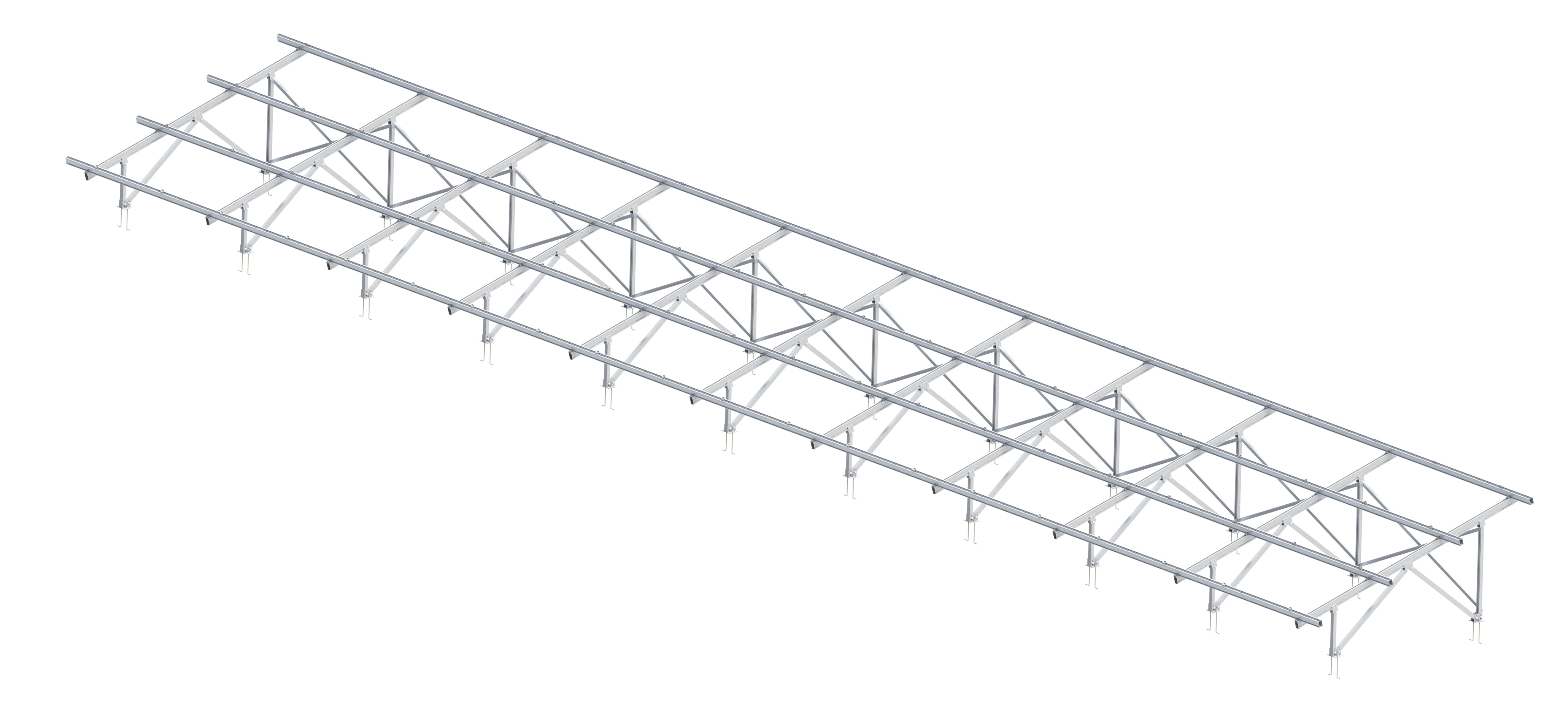 Alumsolar PV Engineering Co., Ltd. - Montagesysteme - Alumsolar Aluminum Ground Solar Mounting Structure AS-AG0002 - Art. 10063
