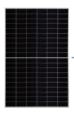 EGing Photovoltaic Technology Co., Ltd. - Solarmodul - Aurora Pro EG-600-620NT60-HU/BF-DG 610 - Art. 196844