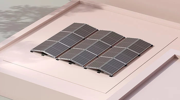 Autarco Matrix Symetrical Montagesystem mit doppeltem Azimut für Flachdächer