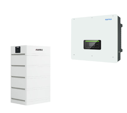 Axitec + SOFAR AXIstorage LI SV1 13.5 + HYD 20KTL-3PH High Voltage Lithium-Ion Batteriespeichersystem