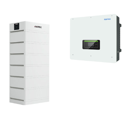Axitec + SOFAR AXIstorage Li SV1 20.2 + HYD 15KTL-3PH Hybrid-WR
HV-Speichersystem, 20,2 kWh nutzbar, 3-phasig  