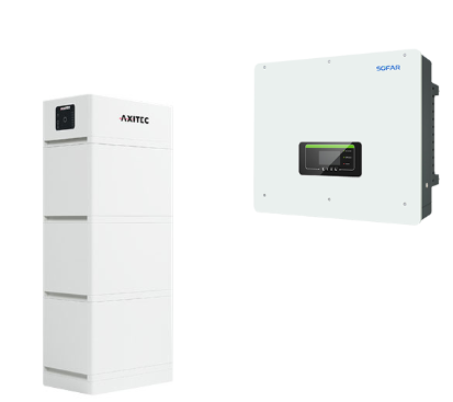 Axitec + SOFAR AXIstorage Li SV2 10.1 + HYD 10KTL-3PH Hybrid-WR  HV-Speichersystem, 10,1 kWh nutzbar, 3-phasig  
