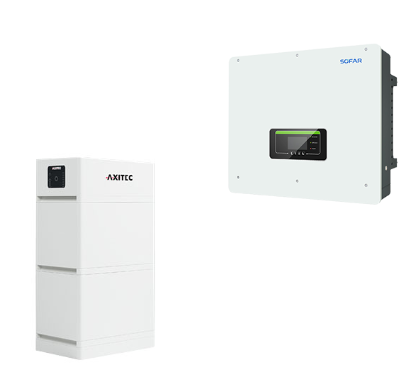 Axitec + SOFAR AXIstorage Li SV2 6.7 + HYD 5KTL-3PH Hybrid-WR
HV-Speichersystem, 6,7 kWh nutzbar, 3-phasig 