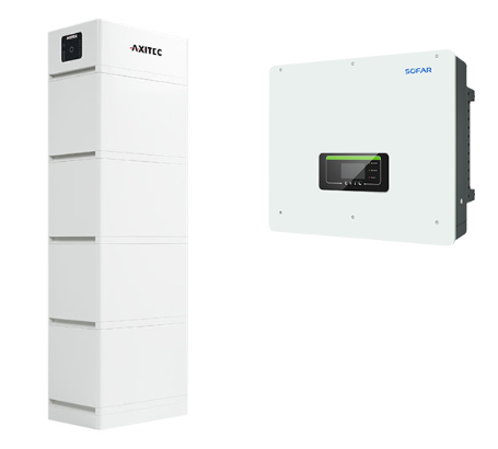 Axitec + SOFAR Solarspeicher AXIstorage Li SV2 16.9 + HYD 20KTL-3PH Hybrid-WR
