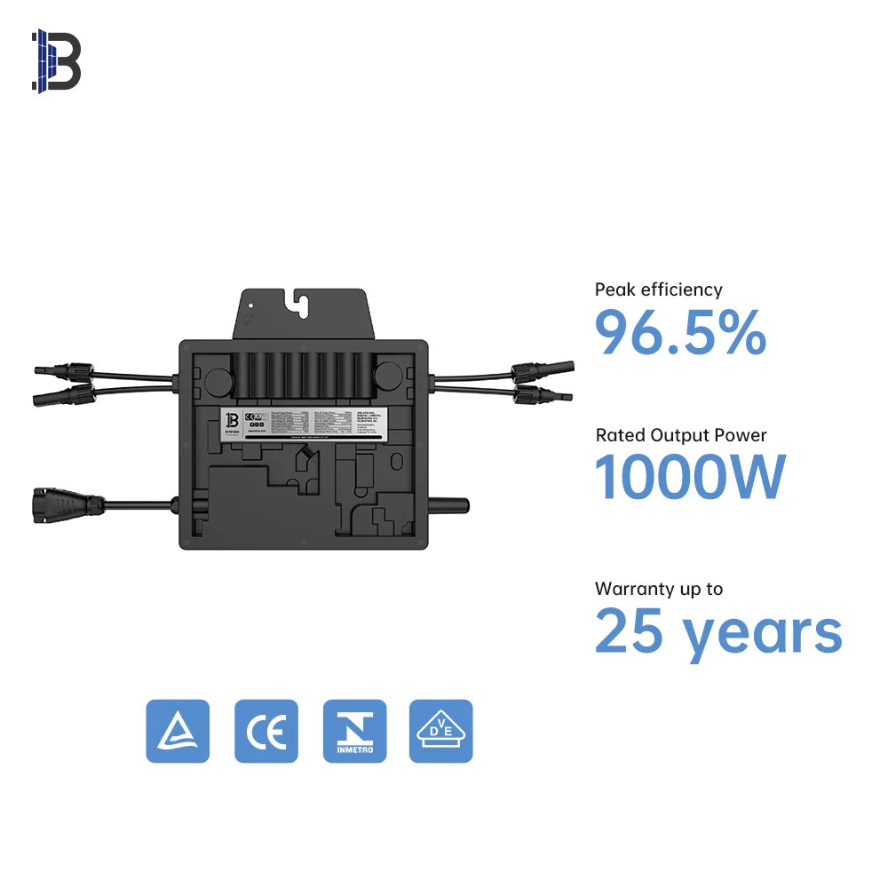 Beny New Energy GmbH - Wechselrichter - BENY 1000W BYM1000 - Art. 57084