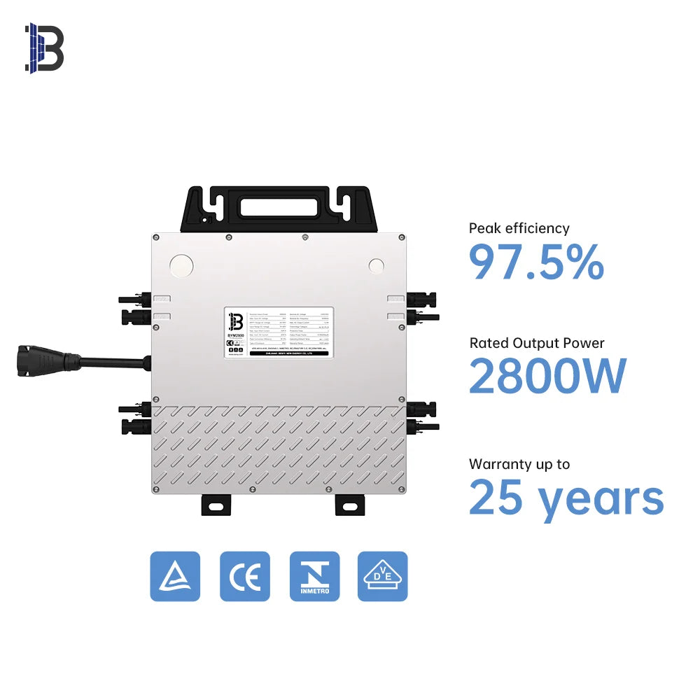 Beny New Energy GmbH - Wechselrichter - BENY 2800W BYM2800 - Art. 57089