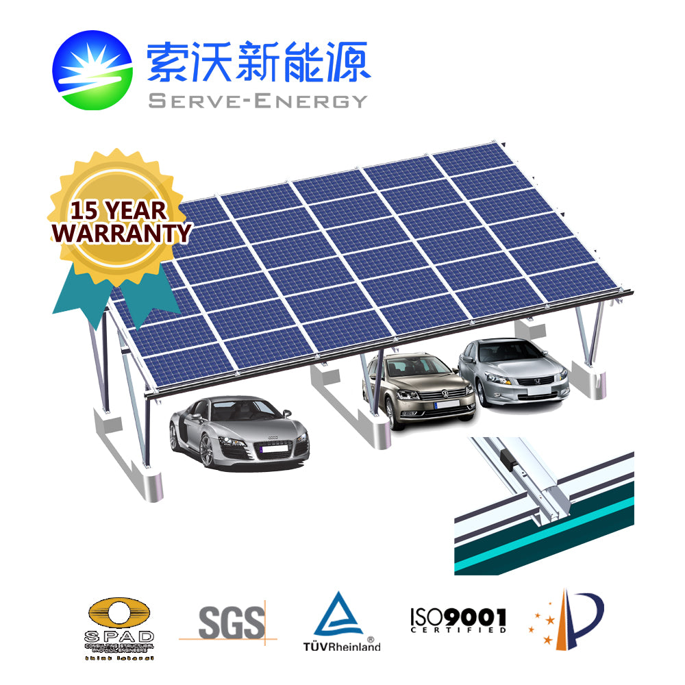 Serve (Xiamen) New Energy Co., Ltd. - Montagesysteme - BIPV Carport System STTS® SPark Plus - Art. 6075