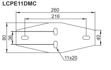 Baks Kanalverbinder LCPE11DMC