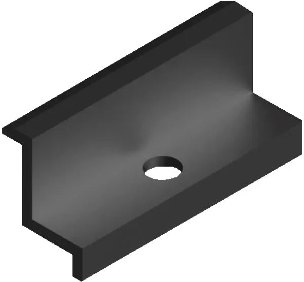 Baks Seitlicher Paneelhalter BUF32L (schwarz)