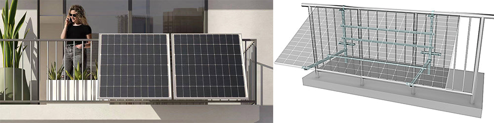 Jiangyin Guangtong Aluminum Industry Co., Ltd. - Montagesysteme - Balcony Solar PV Mounting Balcony Solar PV Mounting - Art. 10677