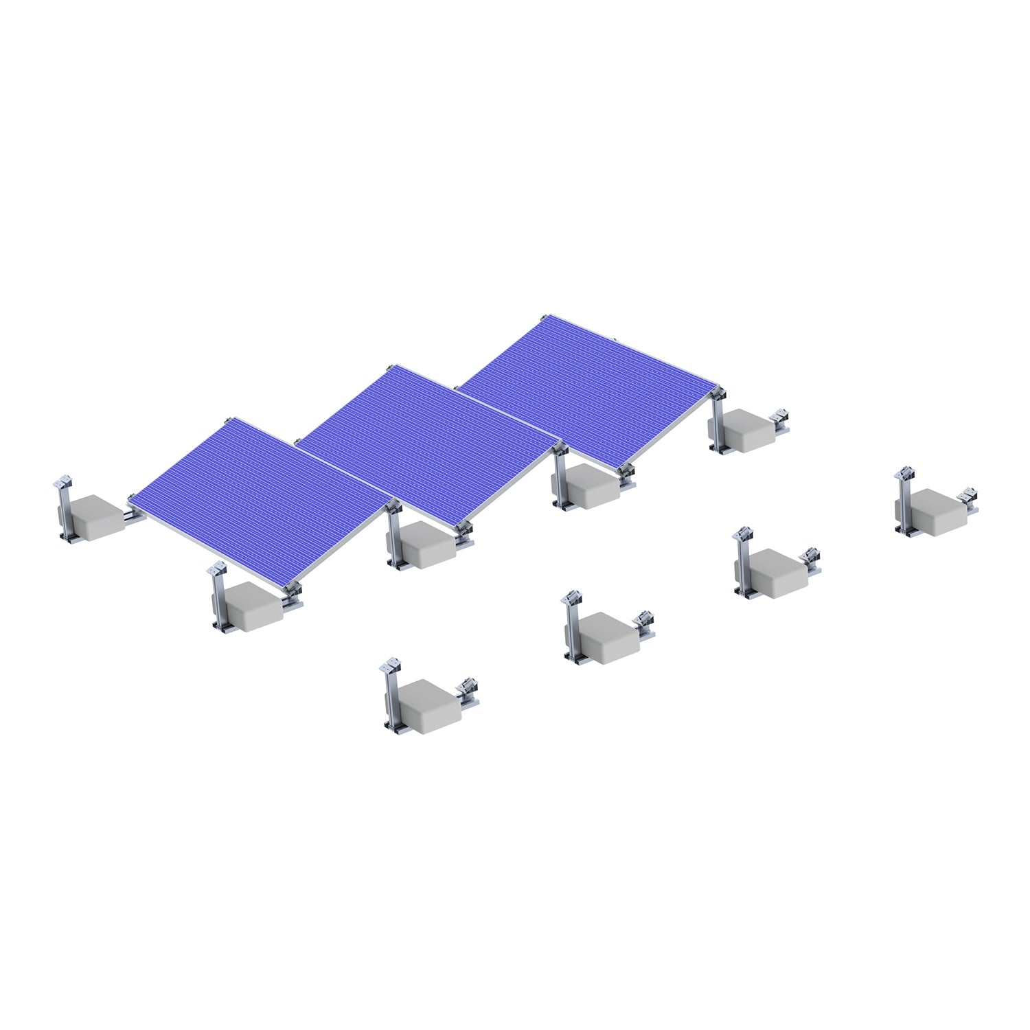Alumsolar PV Engineering Co., Ltd. - Montagesysteme - Ballasted solar mounts system BL0002 - Art. 9208