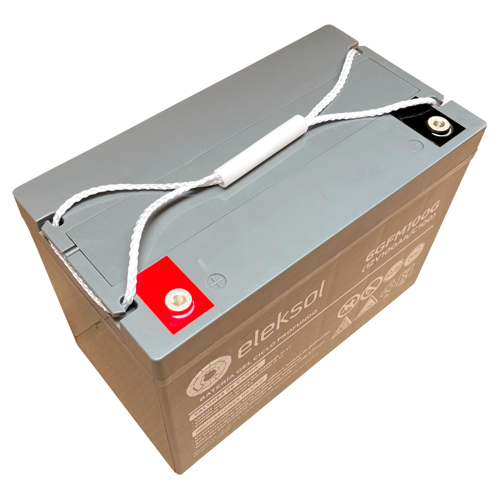 Eleksol Batería de GEL Eleksol 12.8V 100Ah