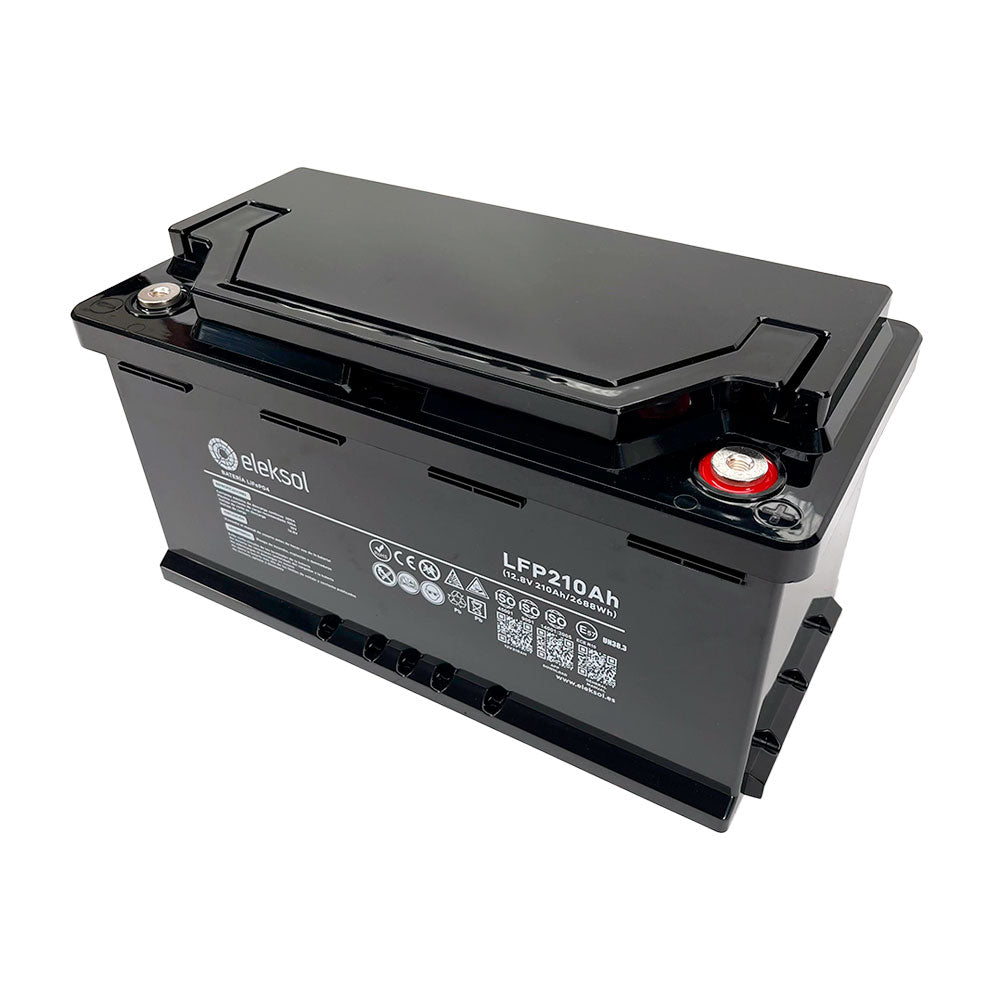 Eleksol Batería Litio Eleksol 210Ah/12,8V Bluetooth y BMS V2