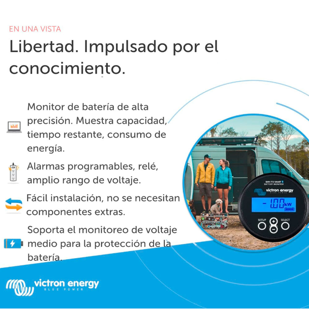 Victron Energy Monitor de Batería Victron BMV-712 BLACK Smart Bluetooth