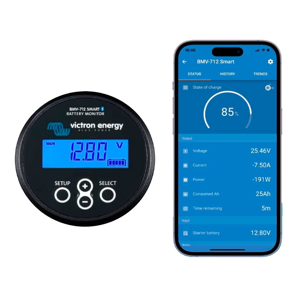 Victron Energy Monitor de Batería Victron BMV-712 BLACK Smart Bluetooth