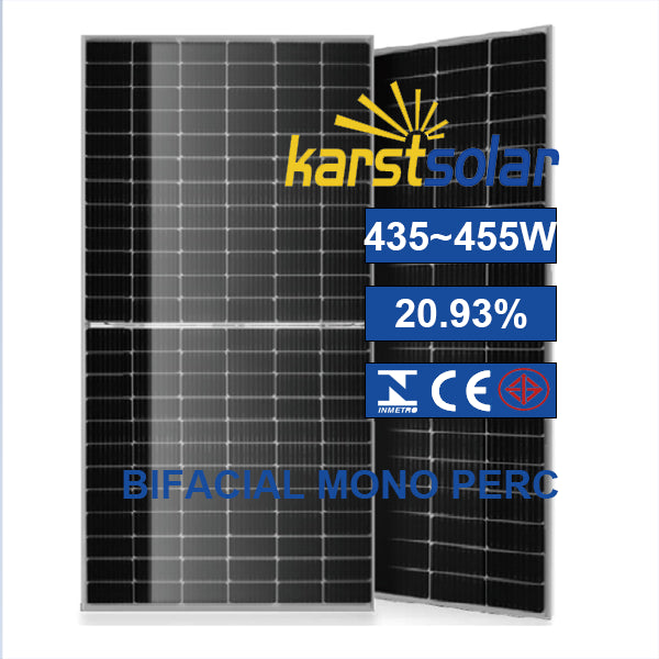 Karstsolar Technology (Shenzhen) Co., Ltd - Solarmodul - BiFacial Mono PERC KSM-435-455W/144-S2S KSM-450//144--S2S - Art. 214619