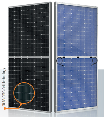 SunArt - PV - Solarmodul - Bifacial PERC 530-555 Wp 555 - Art. 226246