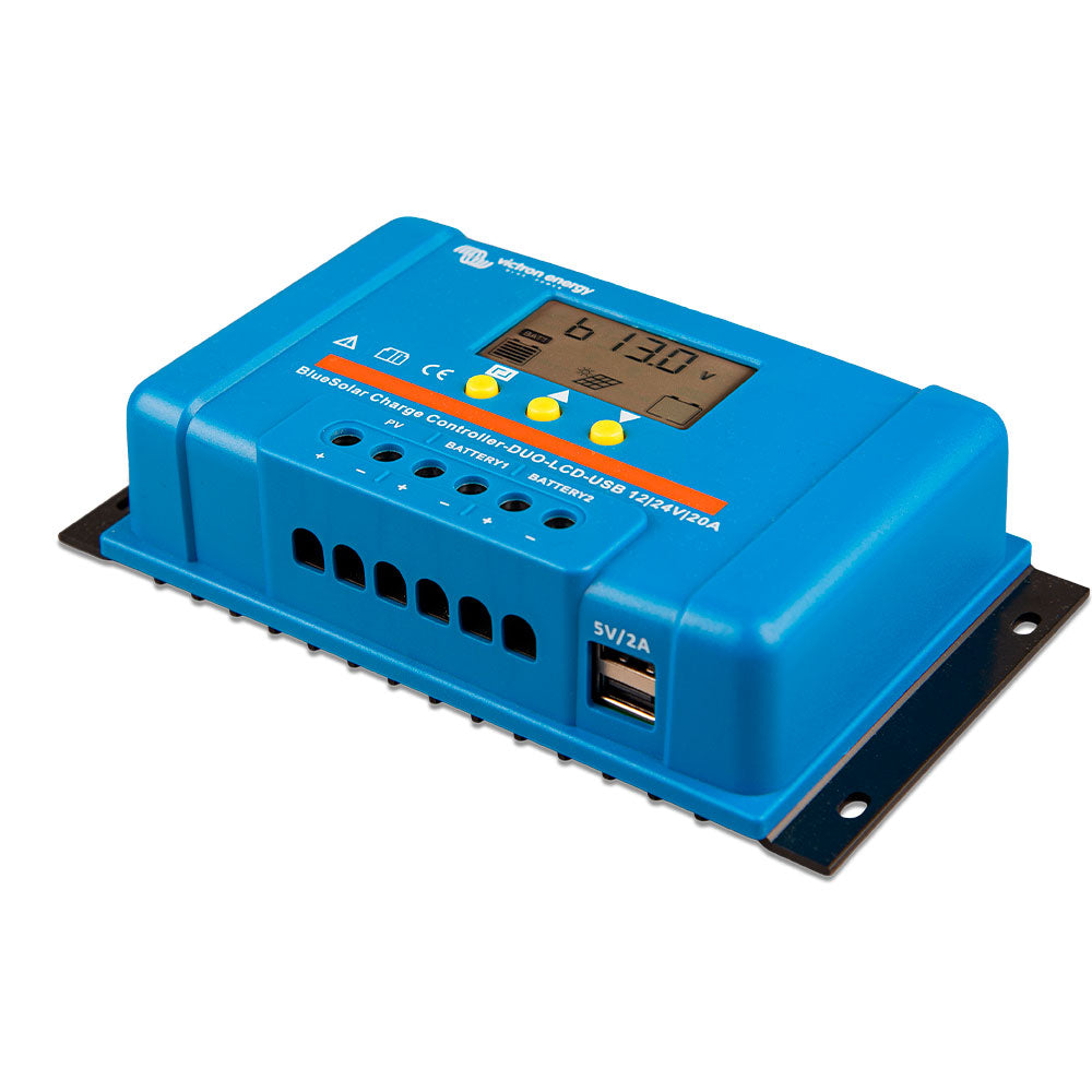 Victron Energy BlueSolar PWM DUO-LCD&USB 12/24V-20A