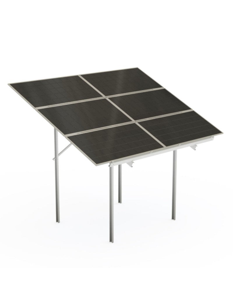 Bodenkonstruktion FWD1 HBM 3x2 HORIZONTAL Bifacial