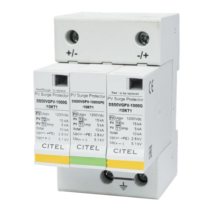 CITEL Überspannungsschutzgerät DC TYP 1+2 DS50VGPVS-1000G/12KT1 (C482313)