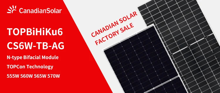 Shenzhen Topsky Electronics Technology Co., Ltd. - Solarmodul - CSI Solar
                                                        TOPBiHiKu6 CS6W-565-595TB-AG CS6W-590TB-AG - Art. 231126