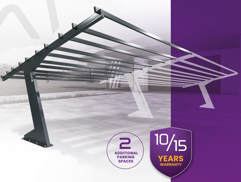 Avrii Sp. z o.o. - Montagesysteme - Carport - Avrii SOL Extension Carport - Avrii SOL Extension - Art. 10042