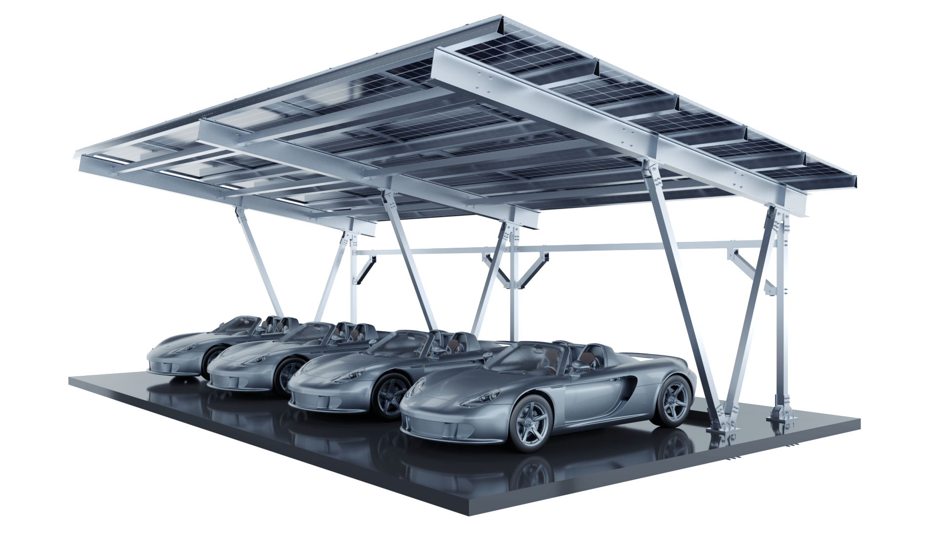 ANTAI Technology Co., Ltd - Montagesysteme - Carport solar mounting system Carport solar mounting system - Art. 4714