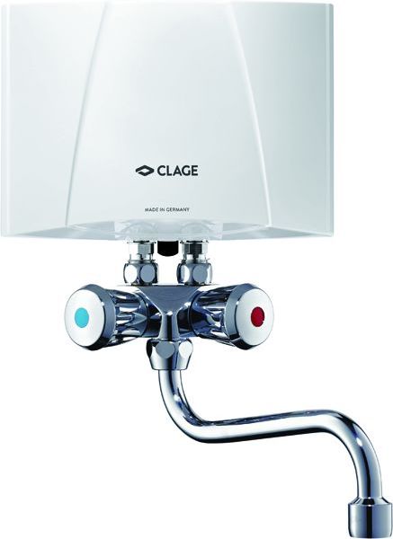 Clage Durchlauferhitzer M4/SMB mit Armatur 4.4kW/230V Übertisch