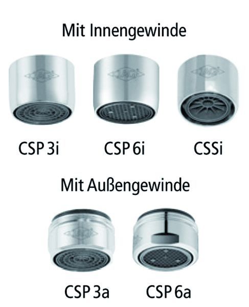 Clage Spezial-Strahlregler für Armaturen CSP3a Spez-Strahlregler Hülse M24a chr