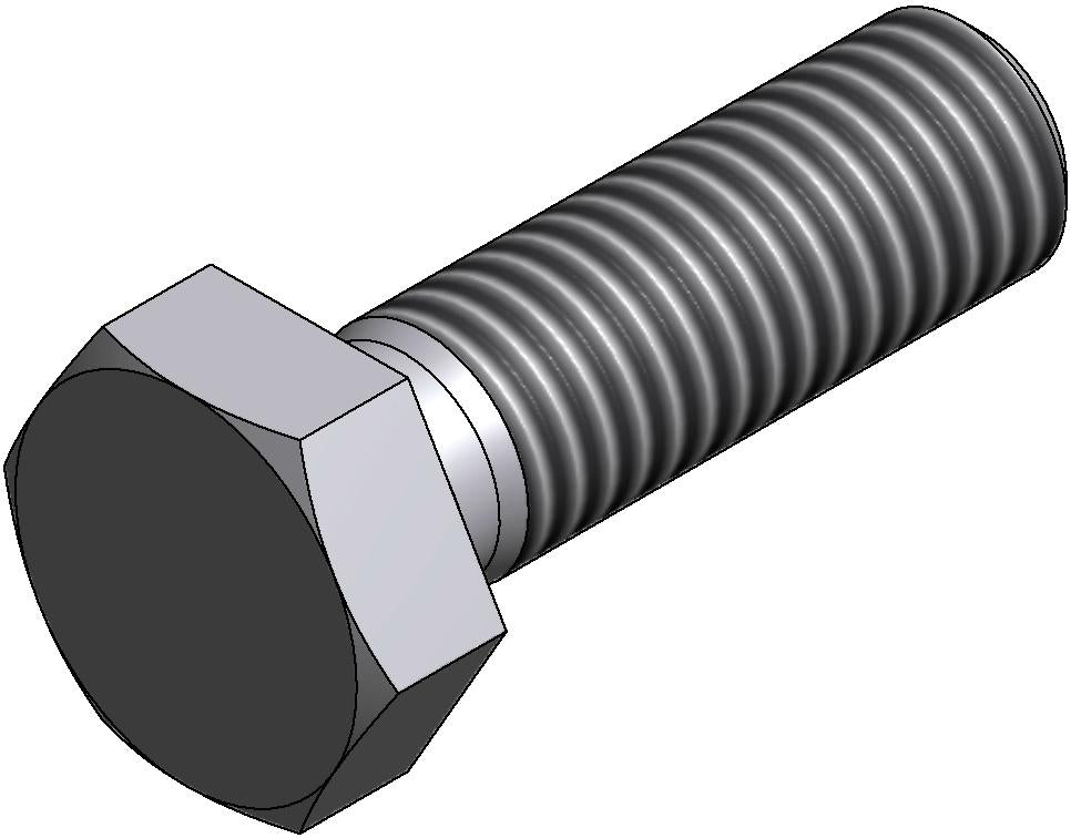 ClickFit Edelstahl-Schraube M8x20 Din 933 (1000820)