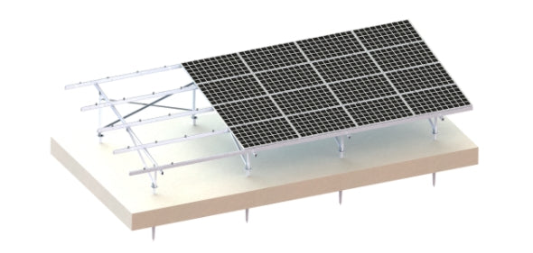 Lipu Metal (Jiangyin) Co., Ltd. - Montagesysteme - Common aluminum ground mounting system MGAS-II Common aluminum ground mounting system MGAS-II - Art. 8038