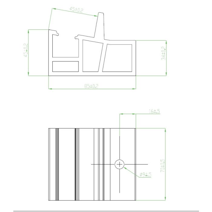 Corab Untere Befestigung L70 PB-062
