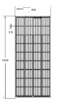Crossroads Solar - Solarmodul - Crossroads 200W CRS 36-200 - Art. 211484