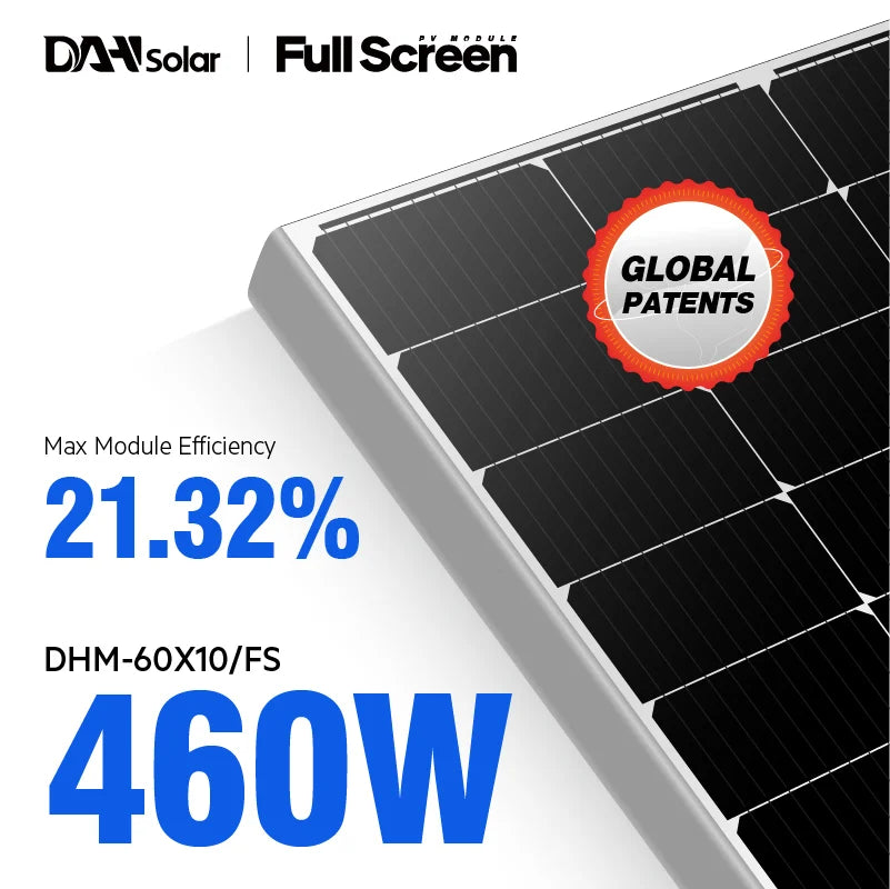 Eurodigital, UAB - Solarmodul - DAH Solar
                                                        DHM-60X10/FS 445~460W 460 - Art. 206046